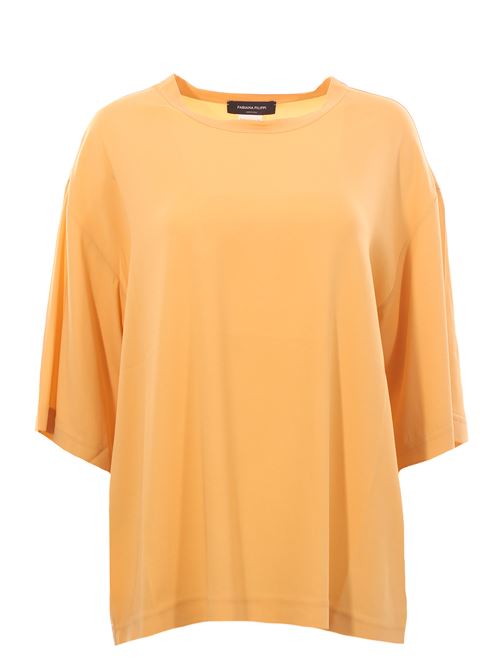 T-shirt in silk crepe FABIANA FILIPPI | TPD274F096D6464030